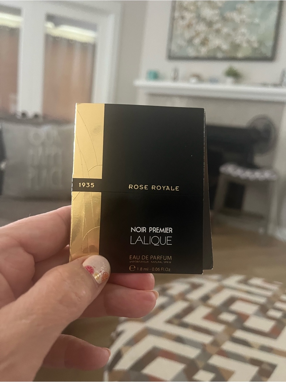 Lalique Noir Premier Rose Royale